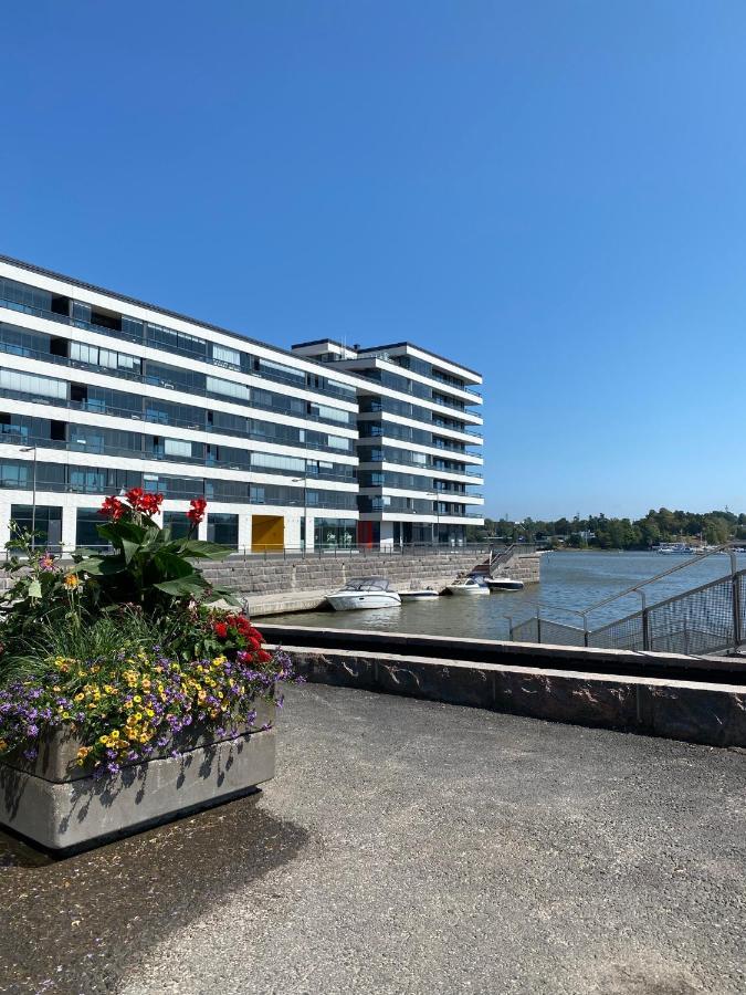 Sea View Lux Kalasatama Romantic Studio - Balcony & Coffee& Tee, Wifi, Gym &Sauna Helsinki Exterior foto